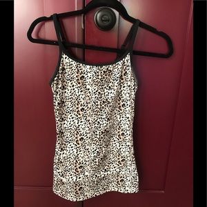 Cheetah print tank top